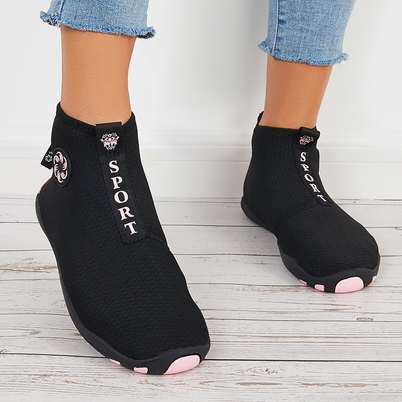 Men High Top Water Shoes Barefoot Anti-Slip Quick Drying Shoes