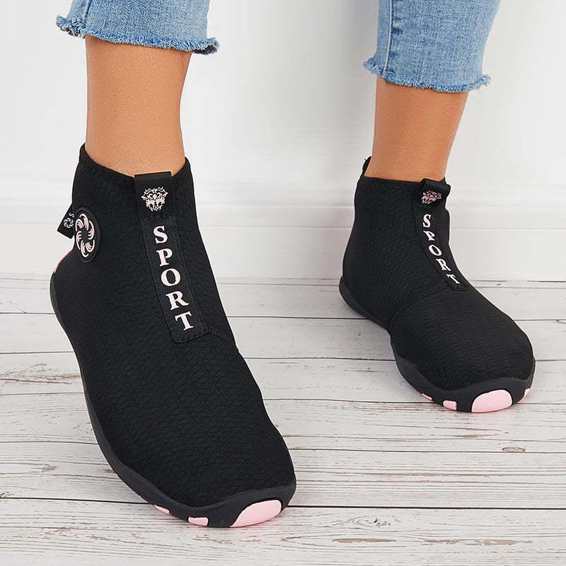 Men High Top Water Shoes Barefoot Anti-Slip Quick Drying Shoes