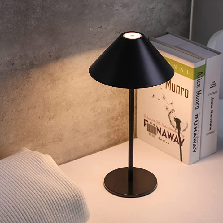 Minimalist Dimmable Touch Table Lamp - Waterproof & Rechargeable Outdoor Light