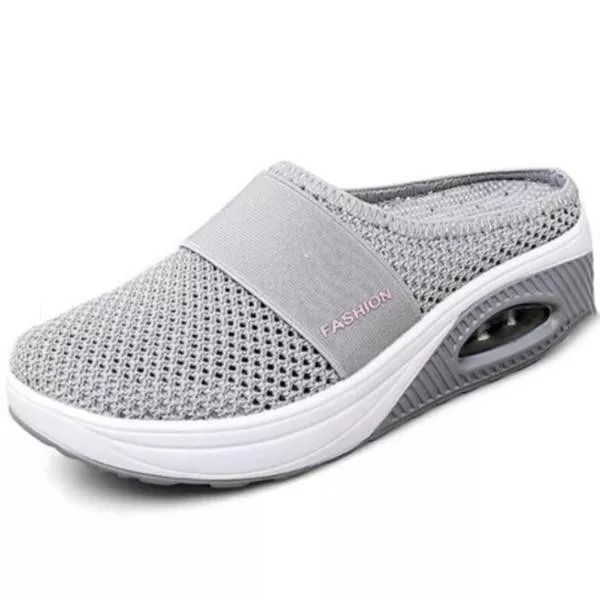 Air Cushion Slip-on Walking Shoes Orthopedic Walking Shoes for Woman
