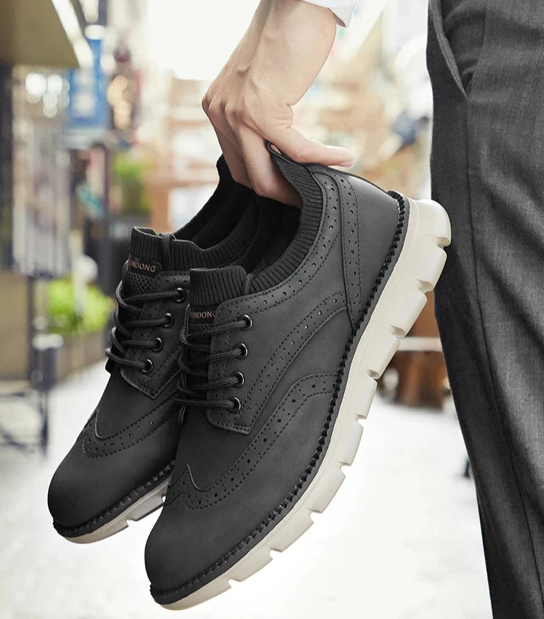 Ultra Comfortable Leather Men's Sneakers