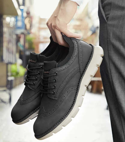 Ultra Comfortable Leather Men's Sneakers