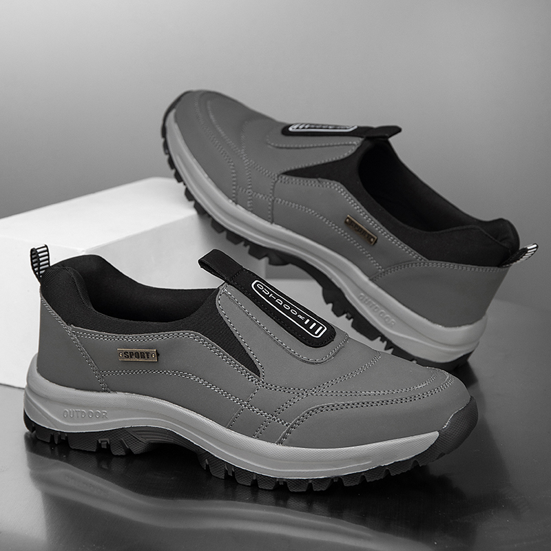 2025 Men's Lightweight Extra Wide Width Orthopedic Hands-Free Foot Pain Relief Slip-on Shoes