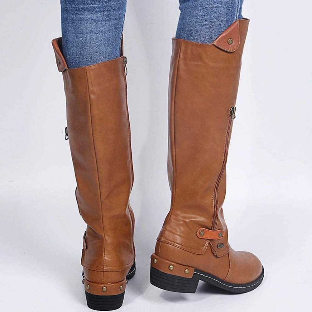 Bag Boho Winter Western Punk Side Zipper Cowgirl Boots