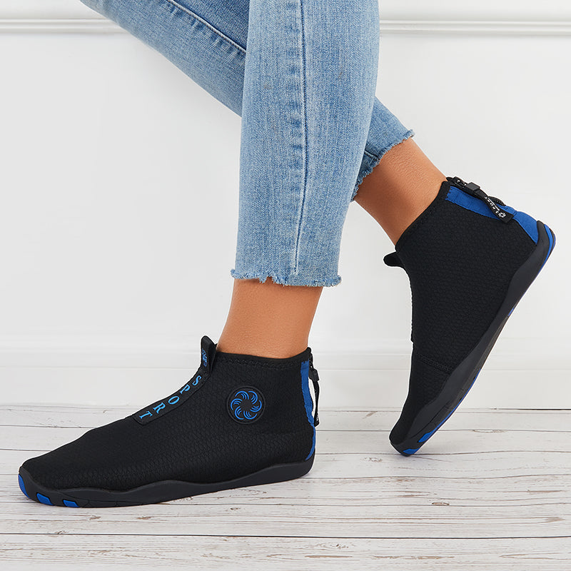 Men High Top Water Shoes Barefoot Anti-Slip Quick Drying Shoes