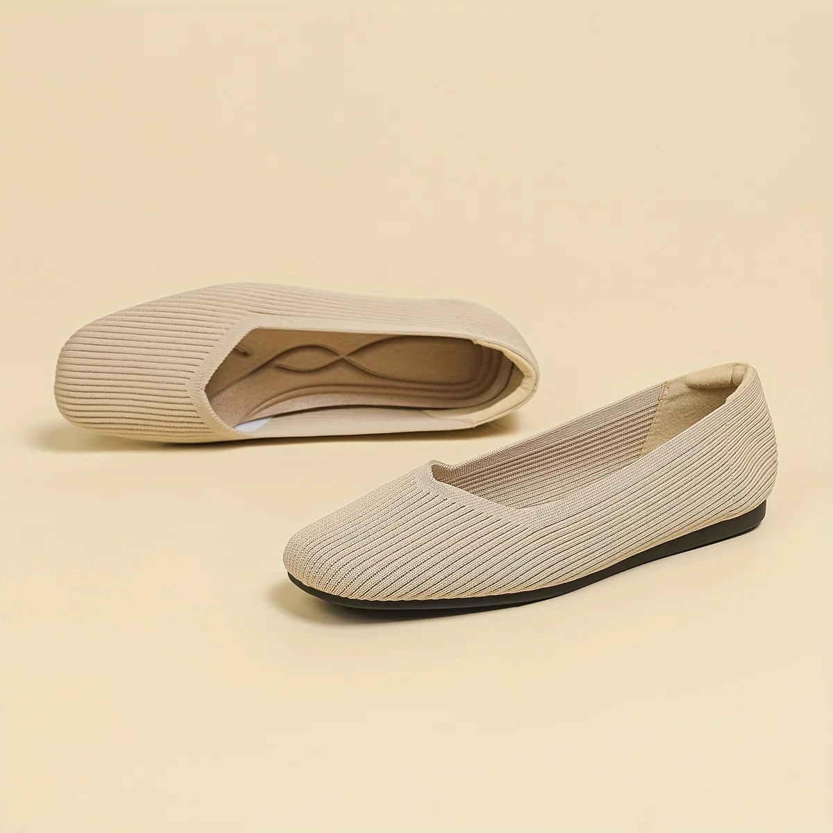 Women Comfortable Breathable Arch Support Non-Slip Flat Shoes