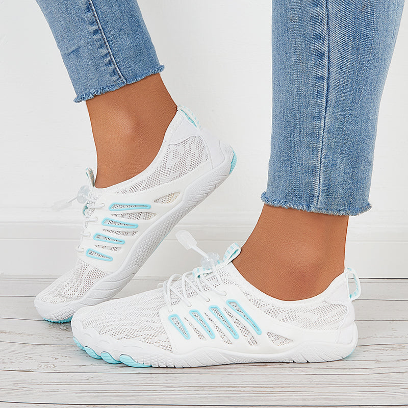 Women Splicing Knit Water Shoes Quick Drying Aqua Sneakers