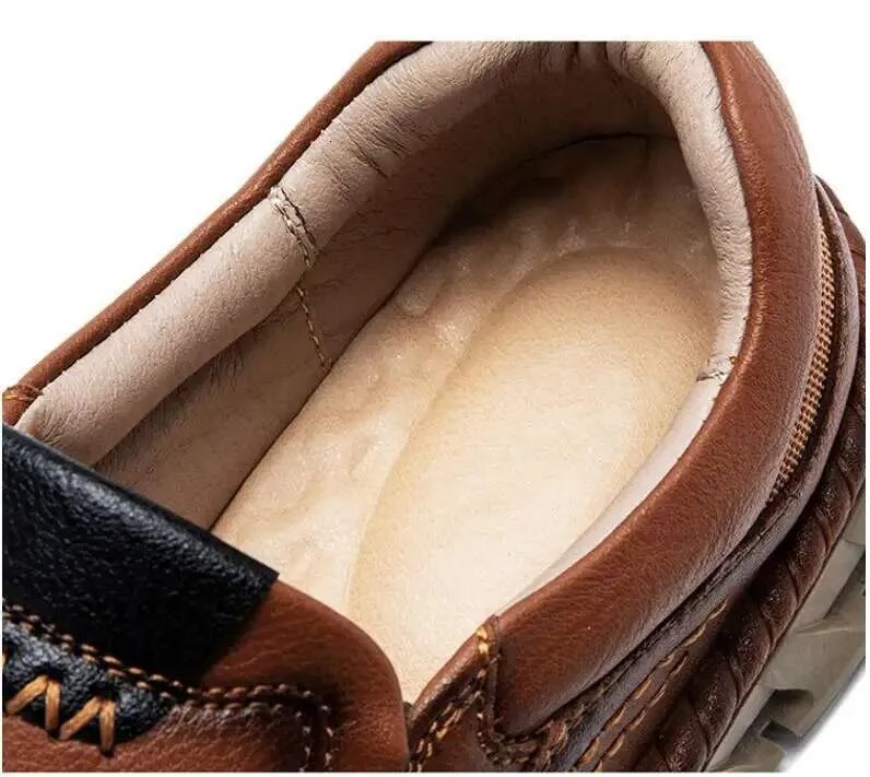 ⏰Promotion 60% OFF - Men's Orthopedic Comfortable Genuine Leather Slip On Walking Shoes