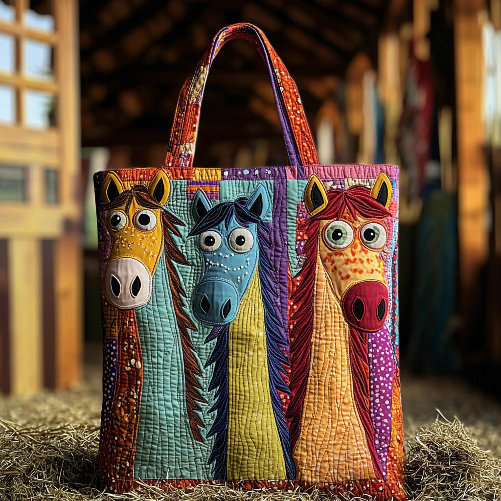 Hoofer Doodle Quilted Tote Bag NCU0DV7008