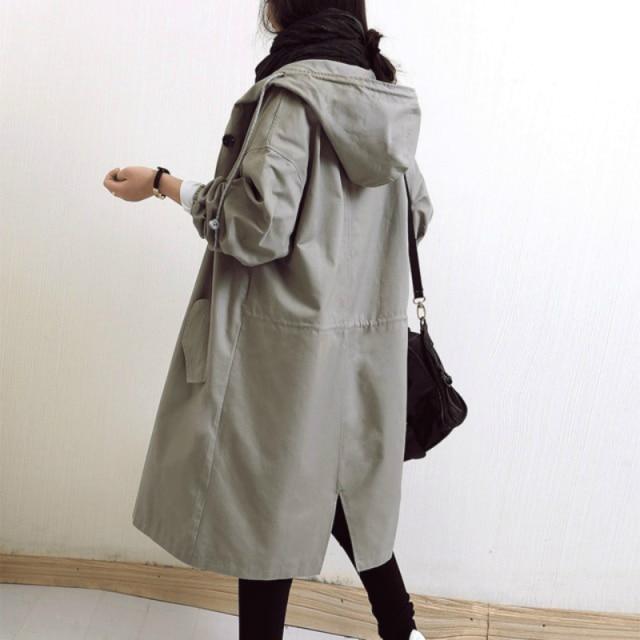 Water Resistant Oversized Hooded Windbreaker Rain Jacket