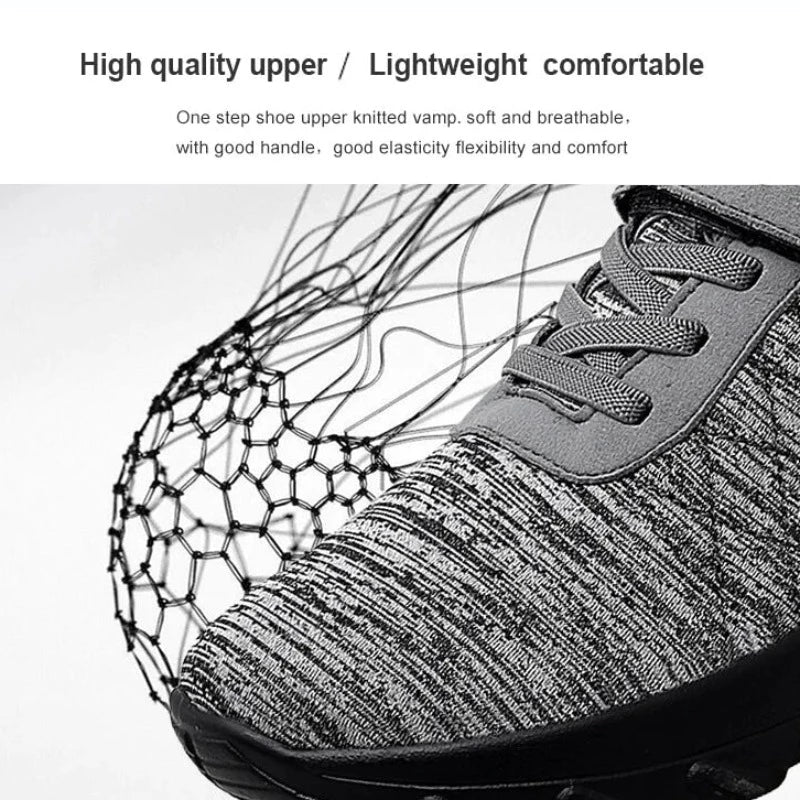 Women Orthopedic Shoes Pain Relief Air Cushion Wide Toebox High Quality Material  Elastic Non-Slip Velcro Sneakers