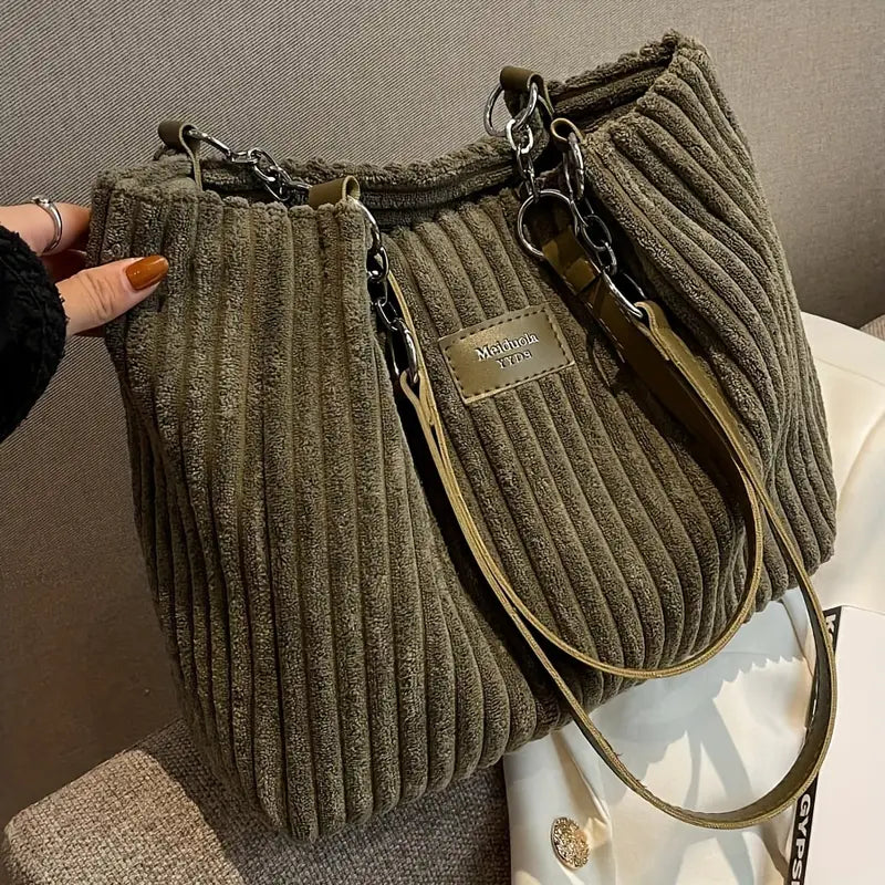 COTTON CORDUROY BAG