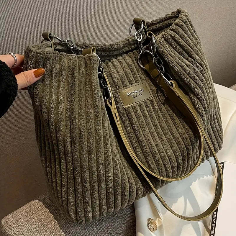 COTTON CORDUROY BAG
