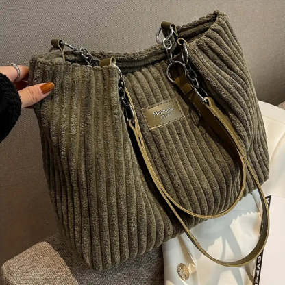 COTTON CORDUROY BAG