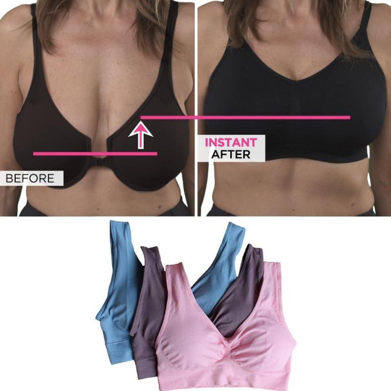 Dream By Genie Bra - Buy 1 Get 3 - Improved Comfortable Seamless Bra