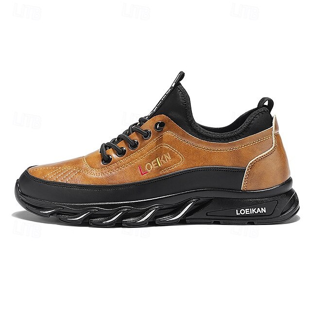 🔥On This Week Sale 70% OFF🔥Men's Casual Sneakers with Lace-Up Design – Comfortable Non-Slip Walking Shoes for Daily Outdoor Activities