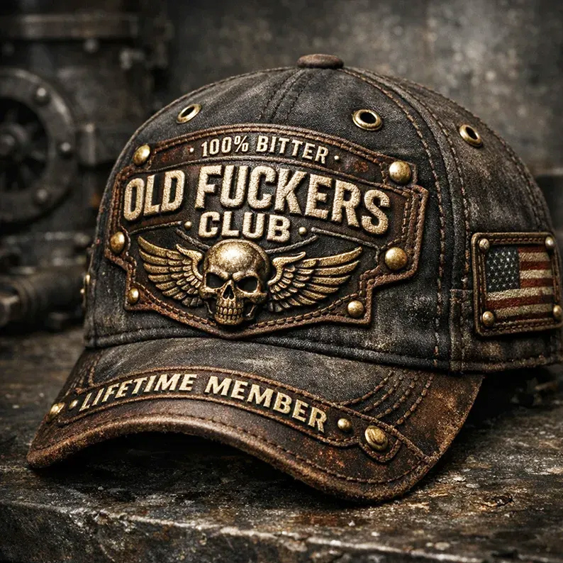 🎄Early Christmas 49% OFF❤️Old Fuckers Club-Vintage Baseball Cap🎁