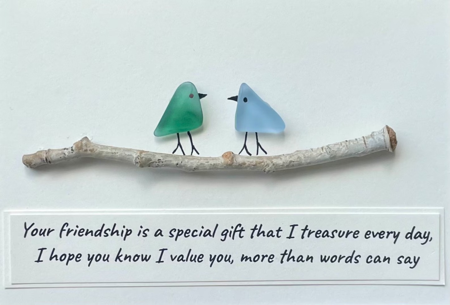 Sea Glass Art, Seaglass Birds