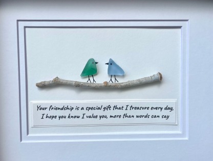 Sea Glass Art, Seaglass Birds