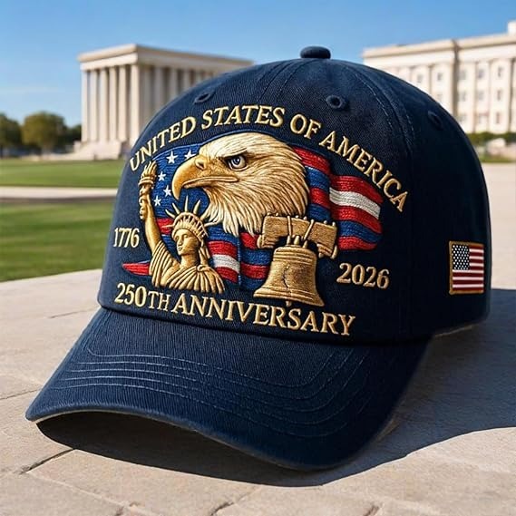 Eagle & Liberty – United States 250th Anniversary Hat