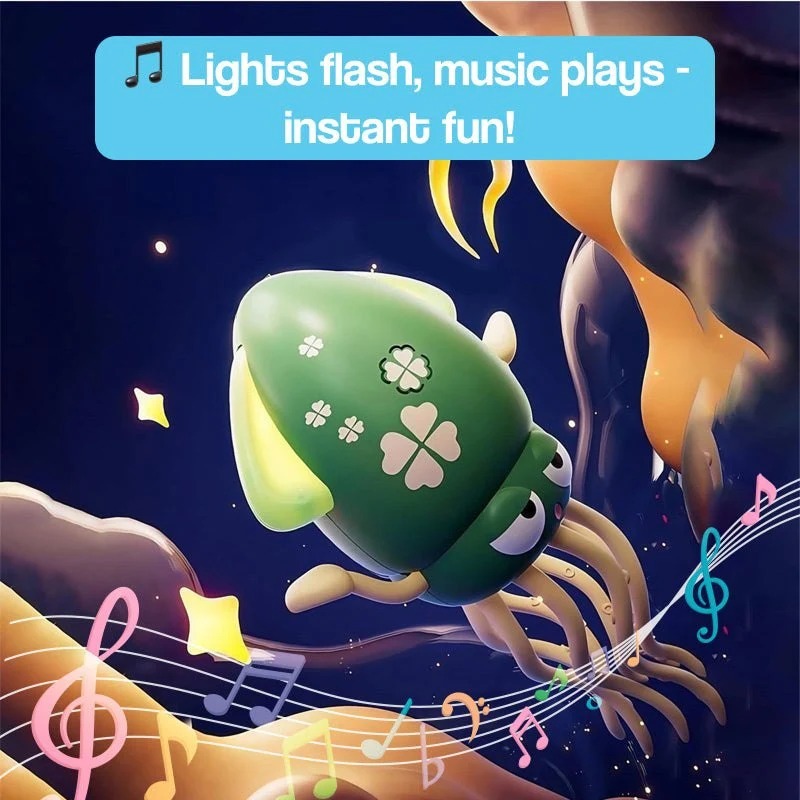 Dancing Octopus Smart Sensor Interactive Robot