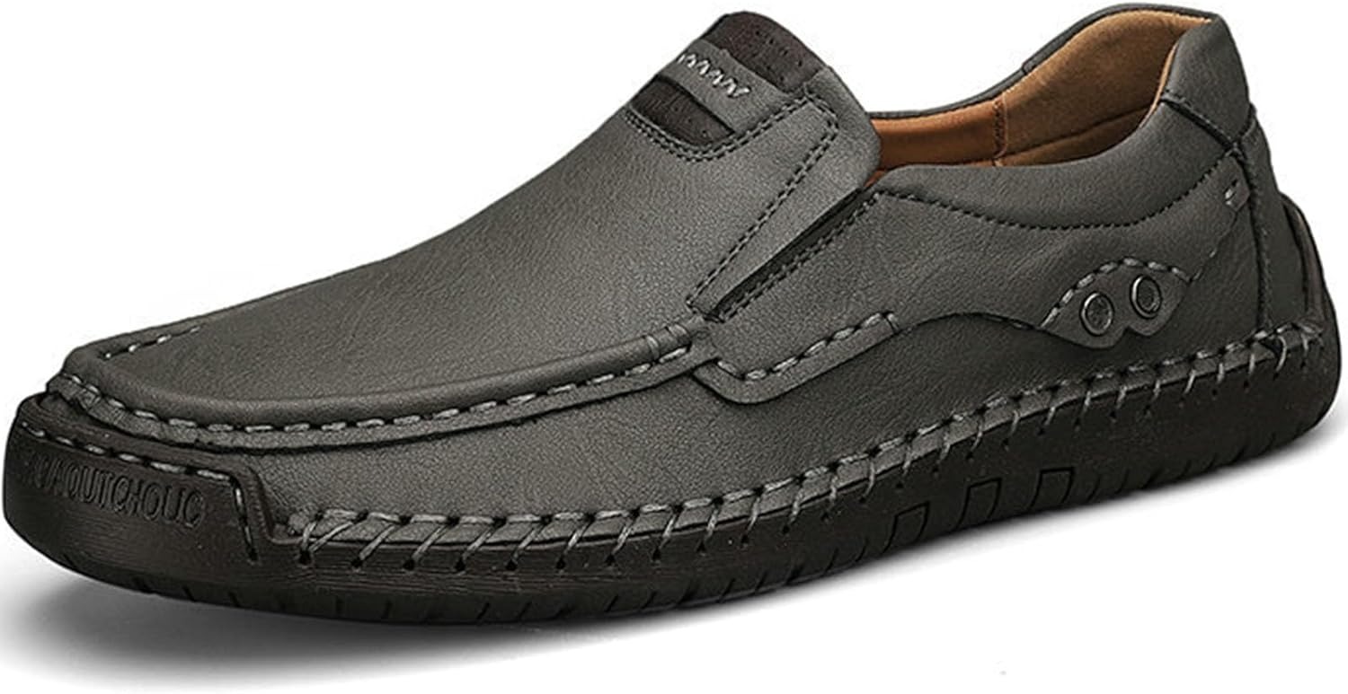 ⏰Christmas promotion - 60% OFF🔥 Men’s Premium Leather Loafers - Arch Support & Wide Fit Slip-On Shoes
