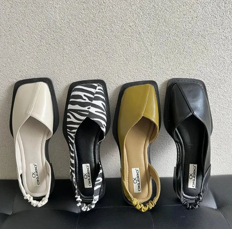 Leather Slip-On Flats