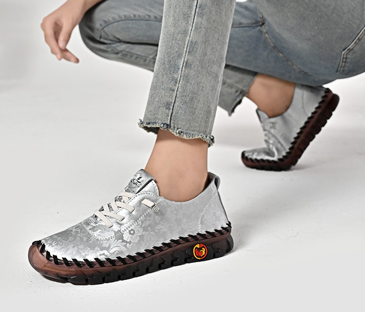 Orthopedic Shoes For Women Soft Non-slip Lace Up Arch-support