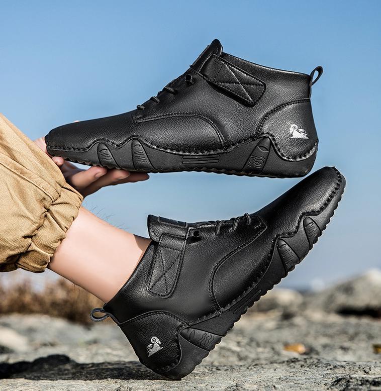 ⏰ 50% off - 2025 Newest Men's Orthopedic Leather Hiking Shoes