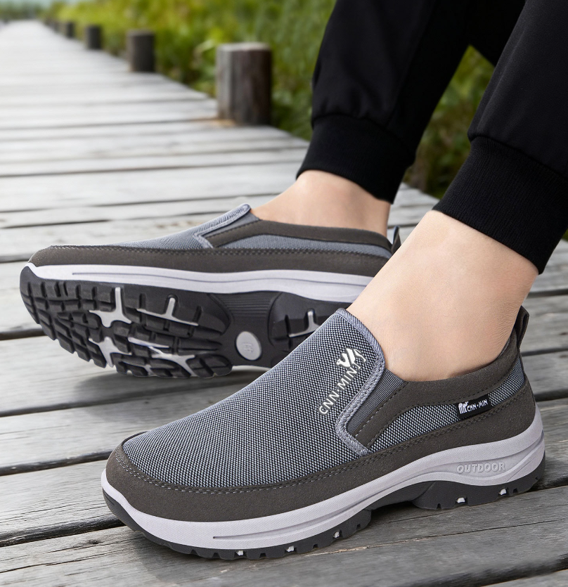 🔥LAST DAY 60% OFF🔥Men's Arch Support & Breathable and Light & Non-Slip Shoes - Proven Plantar Fasciitis, Foot and Heel Pain Relief.