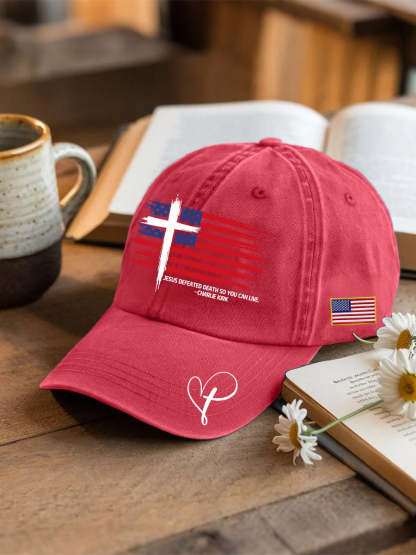 Jesus defeated death so you can live neutral hats