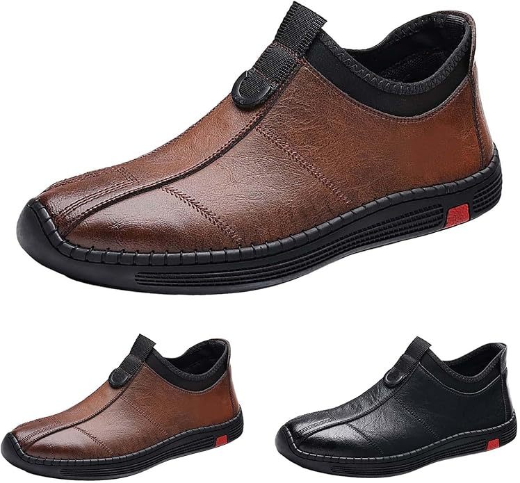 (🔥Vremenski ograničena ponuda, uskoro istječe⏰) Muške cipele za slobodno vrijeme od prave kože ✅ Udobne, podrška za luk - ergonomski dizajn