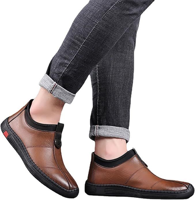 (🔥Vremenski ograničena ponuda, uskoro istječe⏰) Muške cipele za slobodno vrijeme od prave kože ✅ Udobne, podrška za luk - ergonomski dizajn