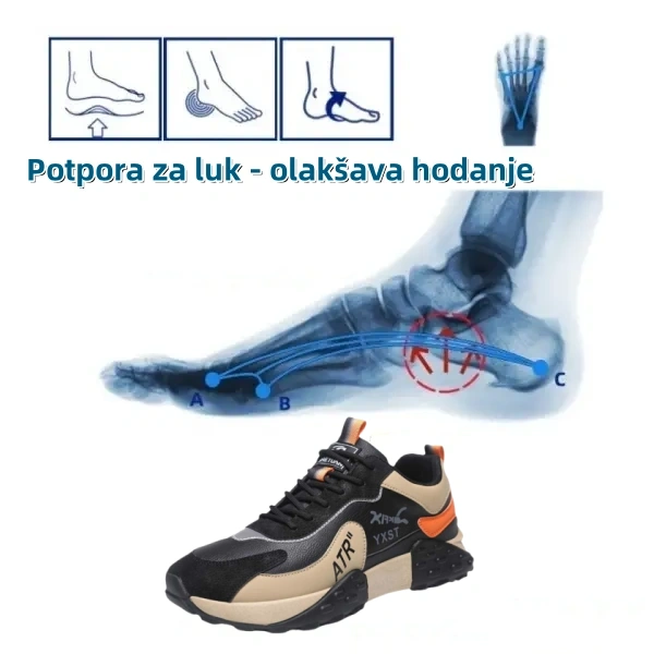【🔥Svi artikli u pola cijene - samo danas】 Ergonomski dizajnirane ortopedske cipele - riješite se bolova u stopalima u tri dana👞