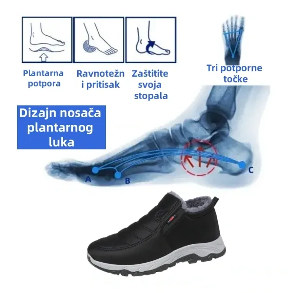 (⏰50% popusta na nove proizvode, samo danas) TRONG CAVARY Udobne zimske čizme za muškarce i žene 👞Toplina i potpora luku ✅Artikal koji morate imati zimi