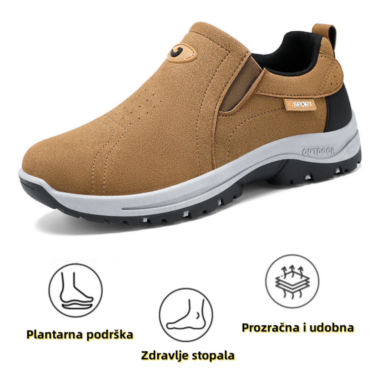 【🔥Svi artikli u pola cijene - samo danas】 Ergonomski dizajnirane ortopedske cipele - riješite se bolova u stopalima u tri dana👞