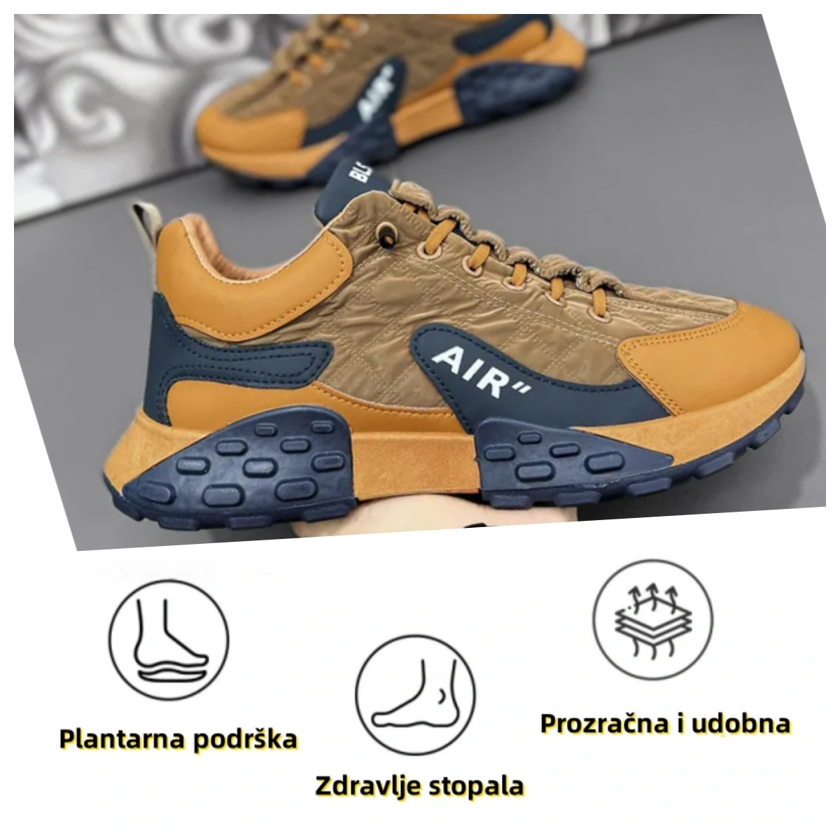 (⏰Božićna rasprodaja 60% popusta) Muške ležerne cipele 👞Udobna podršk