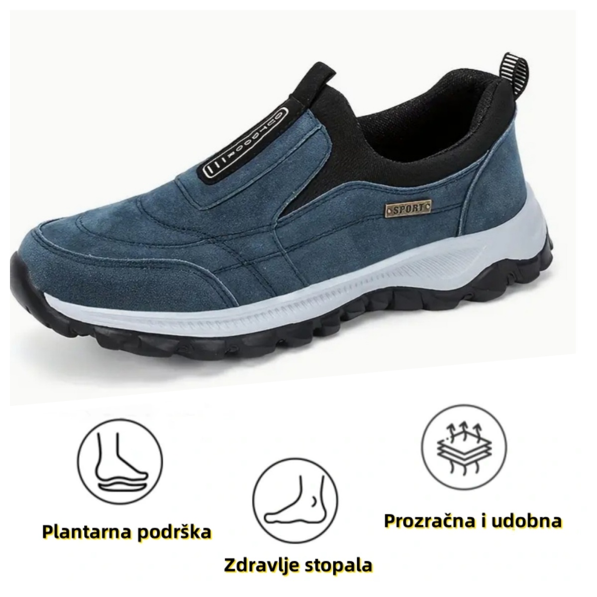 【🎁Današnji popust od 50% - ne propustite】 Ergonomski dizajnirane ortopedske cipele - ublažavaju bolove u zglobovima 👞 Smanjite pritisak hodanja