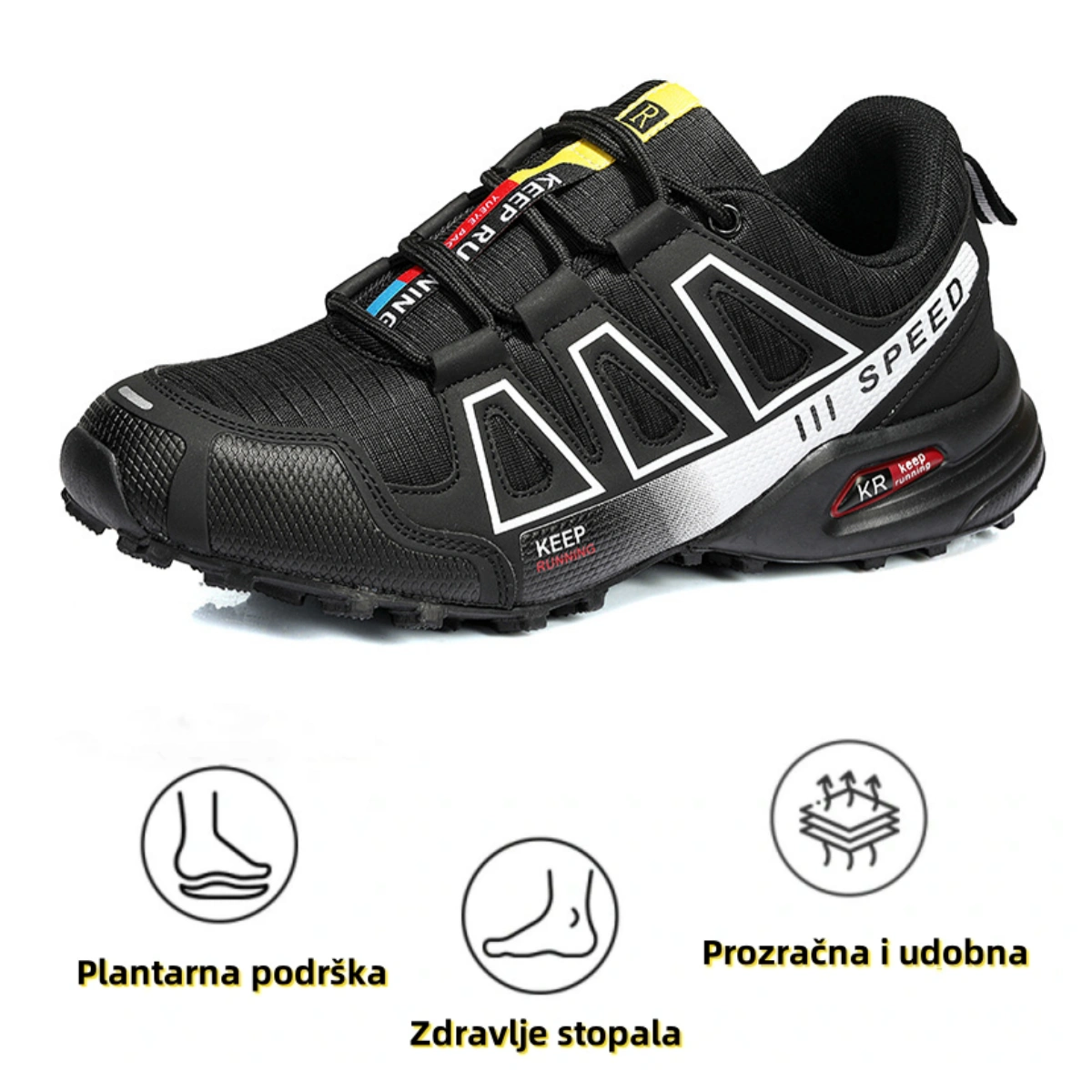 【🎁Vremenski ograničena ponuda】Ergonomski dizajnirane ortopedske cipele👞Ublažavaju bolove u leđima, zglobovima i stopalima✅Unisex✅