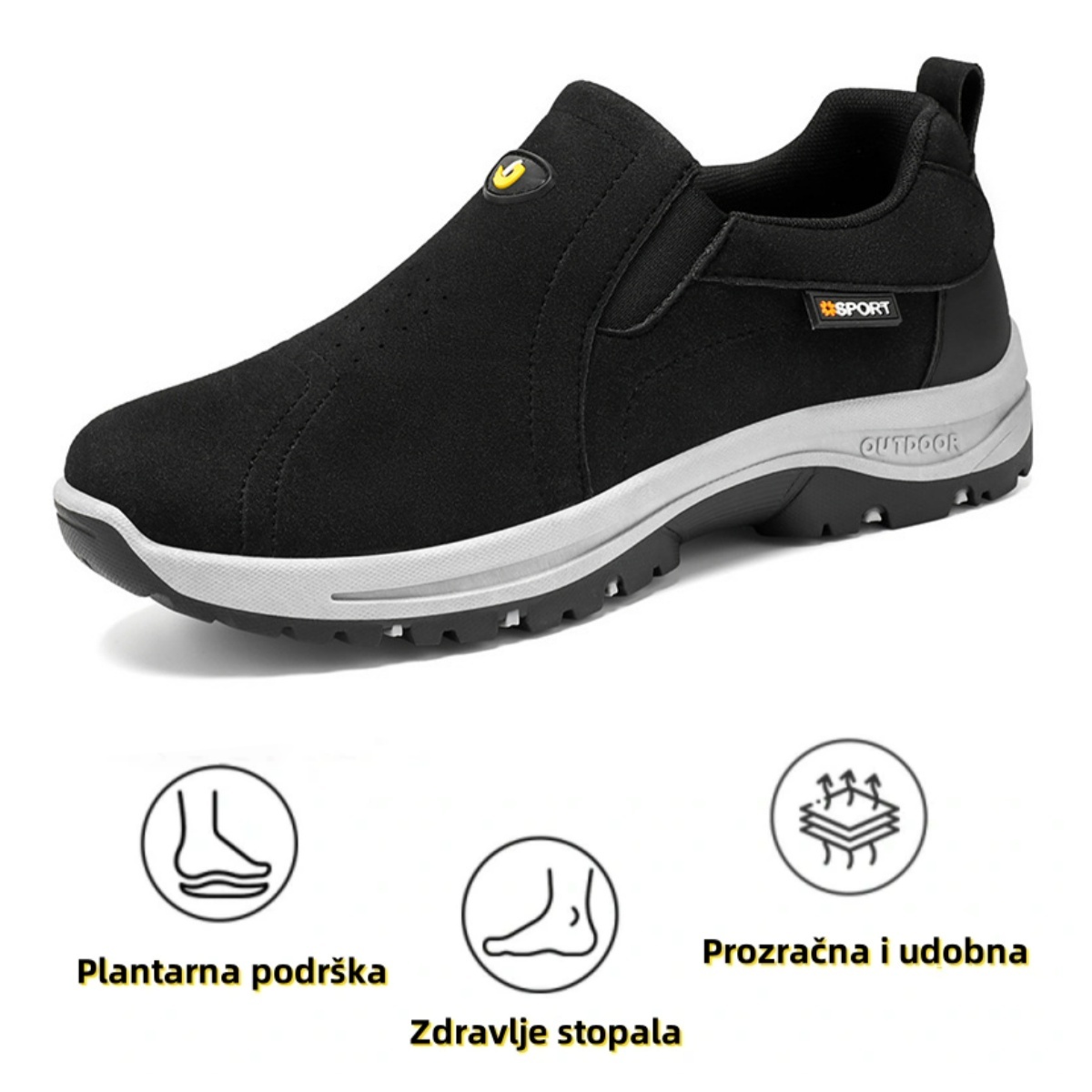 【🔥Svi artikli u pola cijene - samo danas】 Ergonomski dizajnirane ortopedske cipele - riješite se bolova u stopalima u tri dana👞