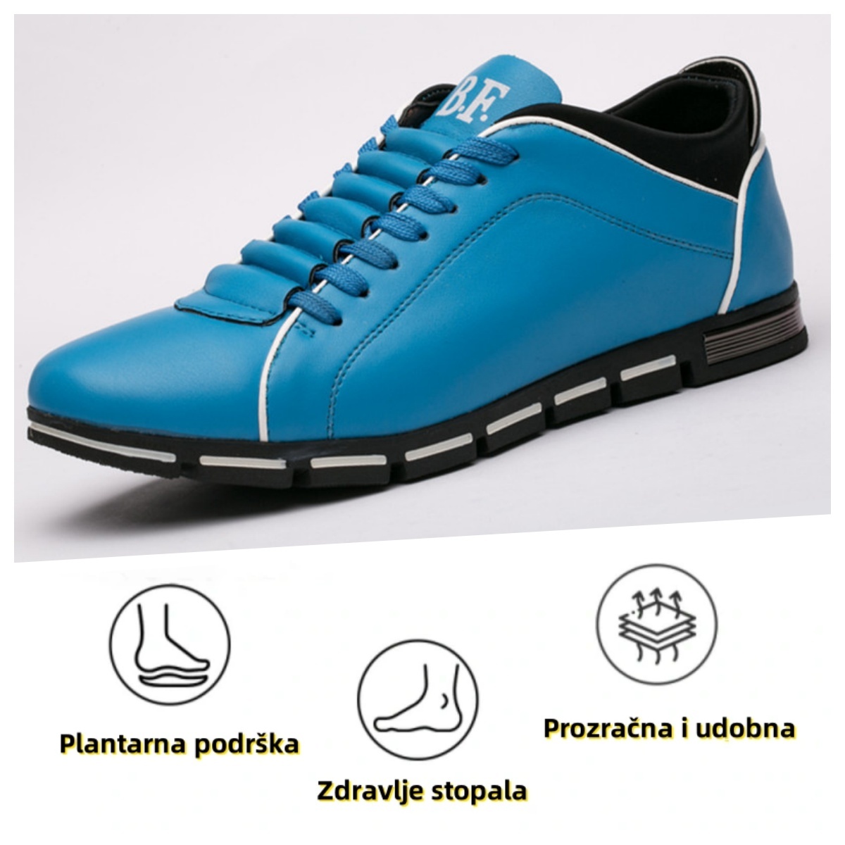 【🔥Danas u pola cijene - ne propustite】 Ergonomski dizajnirane ortopedske cipele - dizajn koji podržava luk 👞Lako se riješite bolova u stopalima