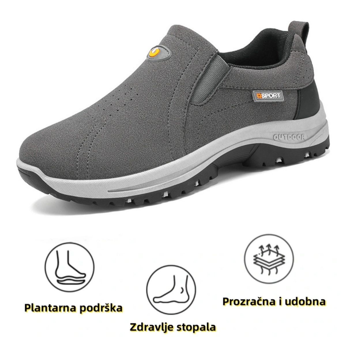 【🔥Svi artikli u pola cijene - samo danas】 Ergonomski dizajnirane ortopedske cipele - riješite se bolova u stopalima u tri dana👞