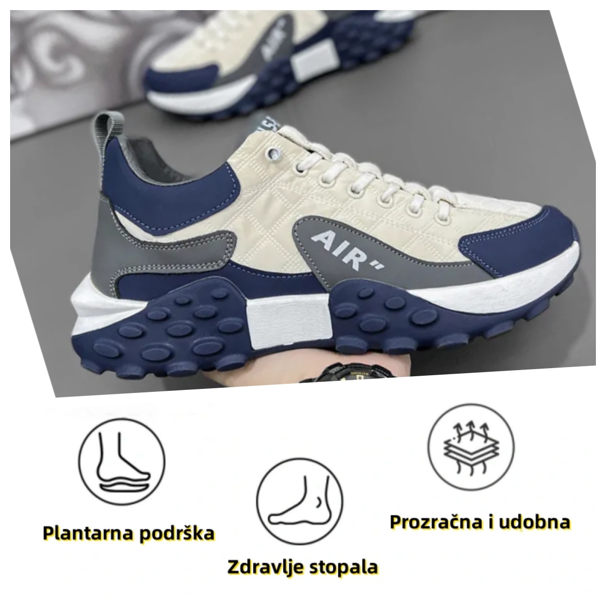 【🎉60% popusta danas - ne propustite】🔥Američke muške funkcionalne ortopedske cipele👞 (potpora - ublažavanje bolova u stopalima) omogućuju vam udobno hodanje✅