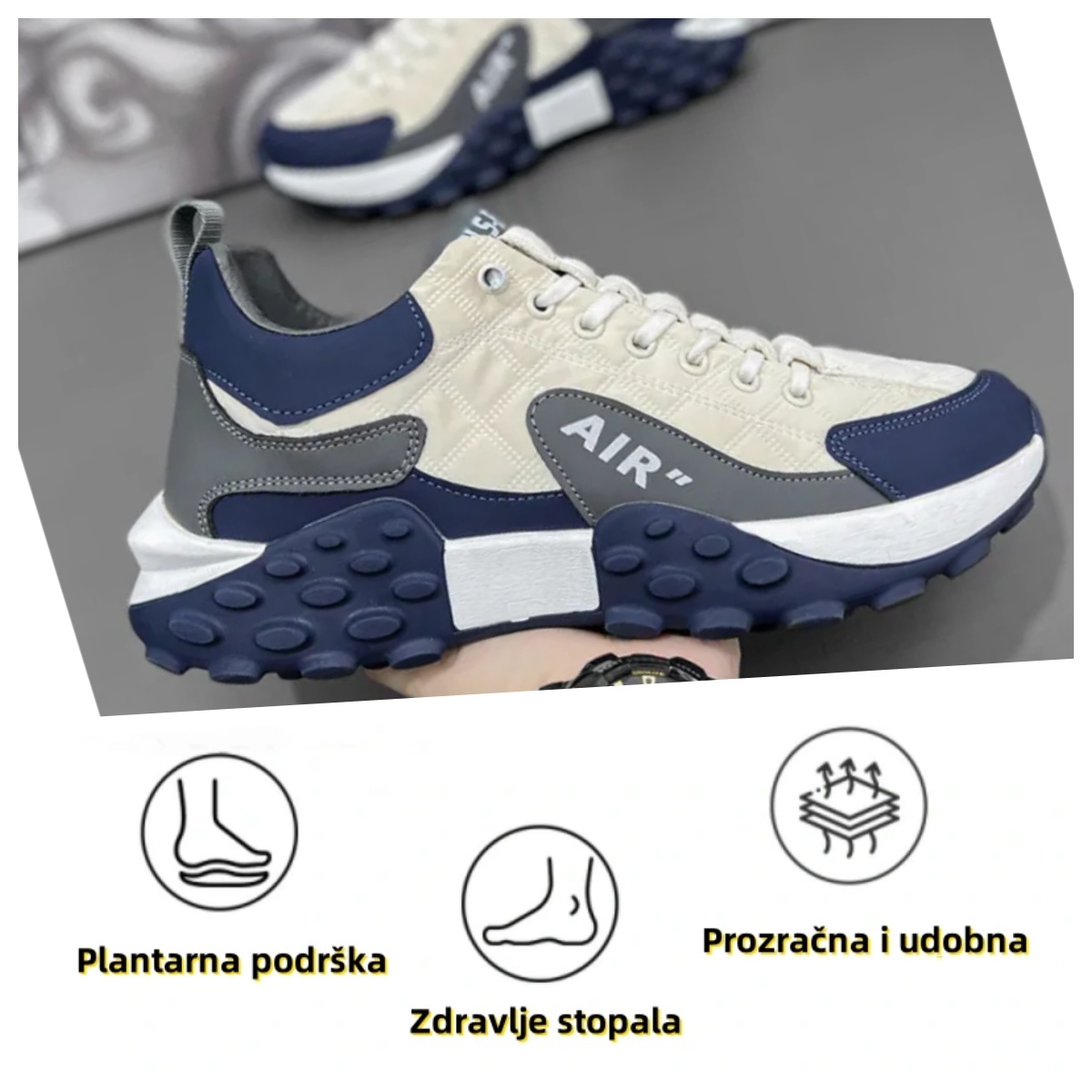 【🎉60% popusta danas - ne propustite】🔥Američke muške funkcionalne ortopedske cipele👞 (potpora - ublažavanje bolova u stopalima) omogućuju vam udobno hodanje✅