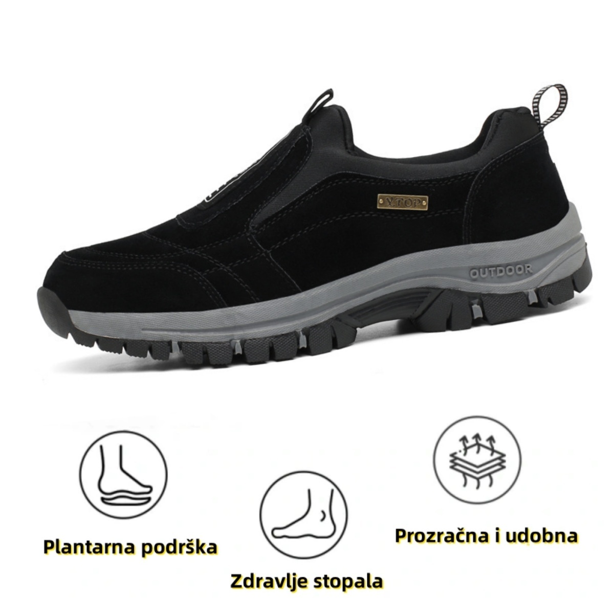 【🔥Danas u pola cijene - ne propustite】 Ergonomski dizajnirane ortopedske cipele - dizajn koji podržava luk 👞Lako se riješite bolova u stopalima