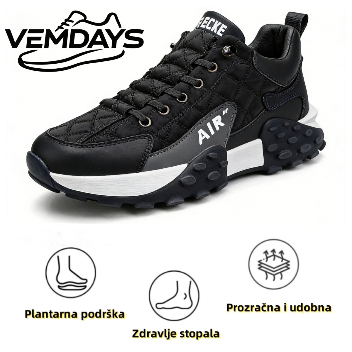 【🎁Vremenski ograničena ponuda】🔥Ergonomske ležerne ortopedske cipele👞Potpora za svod stopala - Ublažava bol u stopalima i čini hodanje ugodnijim✅