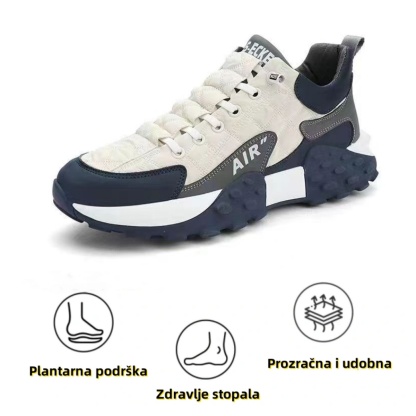 【🎁Vremenski ograničena ponuda】🔥Ergonomske ležerne ortopedske cipele👞Potpora za svod stopala - Ublažava bol u stopalima i čini hodanje ugodnijim✅