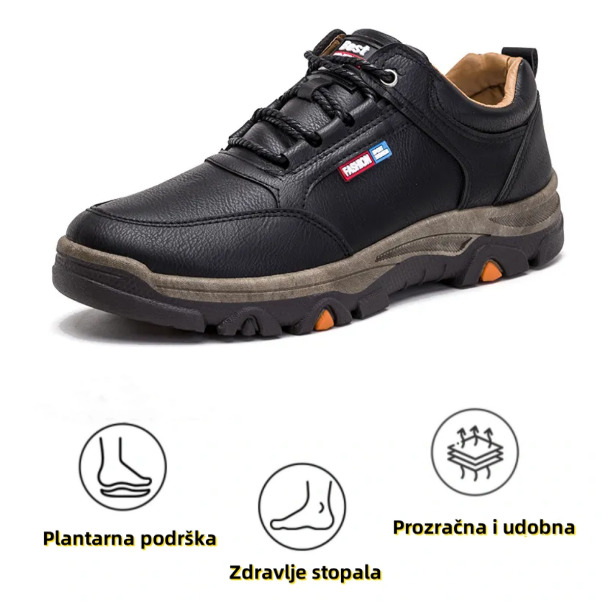 [🎉Današnja ponuda od 60% - uskoro završava] 🔥Ergonomski dizajnirane ortopedske cipele - vrhunska koža + ručno šivane👞