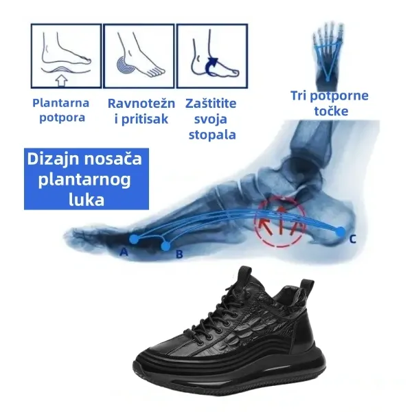 (⏰Današnji ograničeni popust od 50%, koji uskoro ističe) 🔥Muške cipele za hodanje od prave kože za udobnost ✅ Podrška za luk