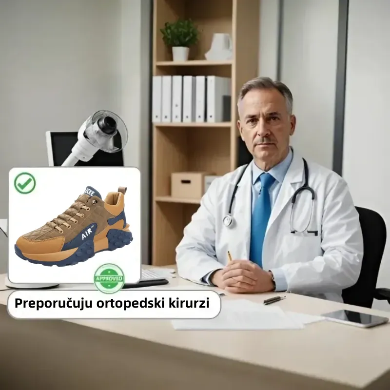 【🎉60% popusta danas - ne propustite】🔥Američke muške funkcionalne ortopedske cipele👞 (potpora - ublažavanje bolova u stopalima) omogućuju vam udobno hodanje✅
